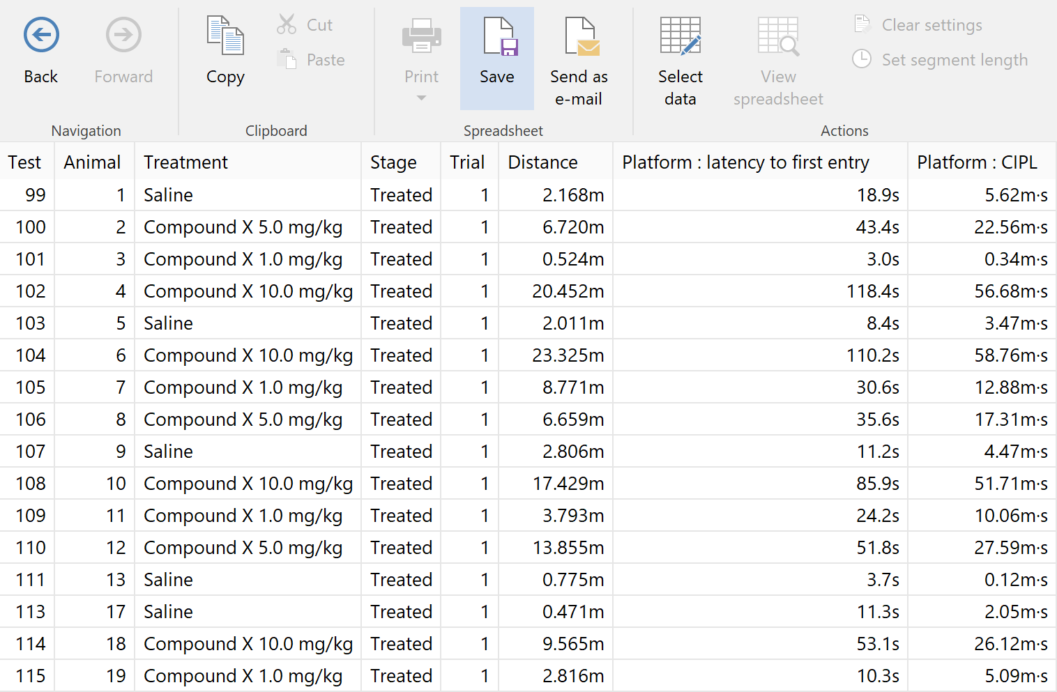 Copy results to other programs picture