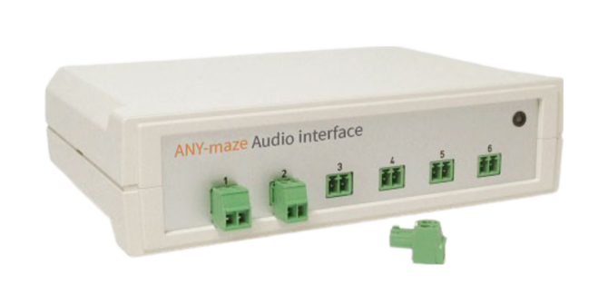 ANY‑maze Audio interface picture