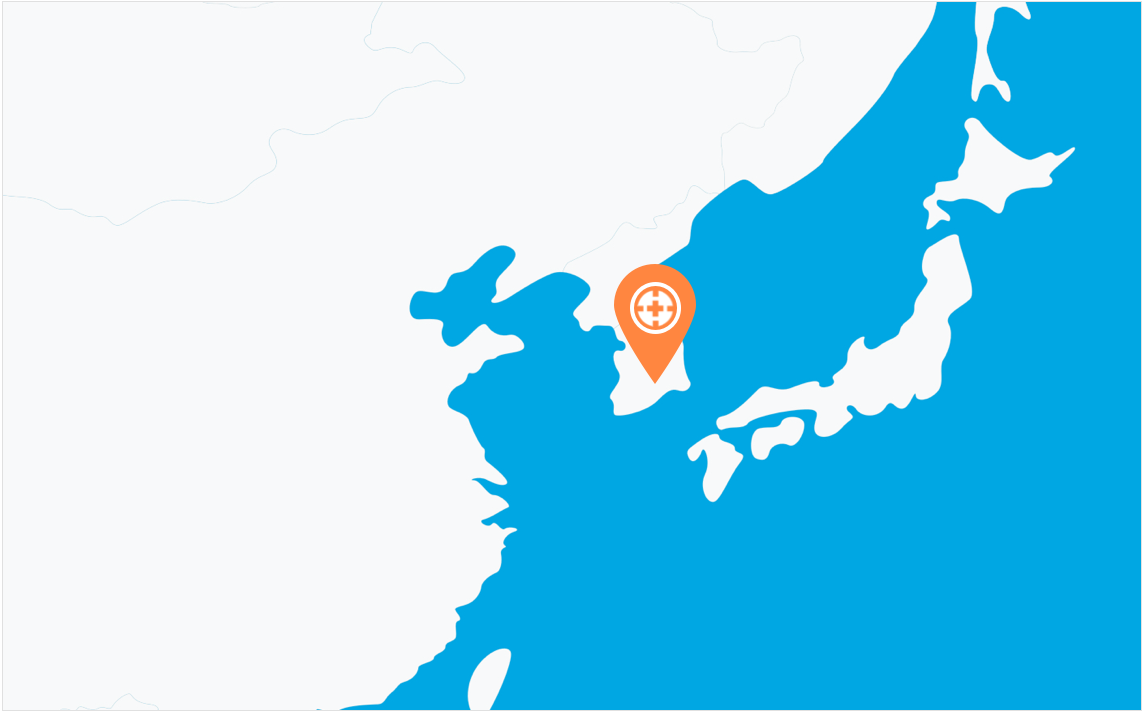 South Korea map